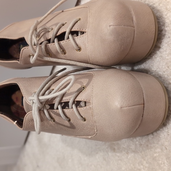 VTG mod cloth platform heels - Picture 4 of 8